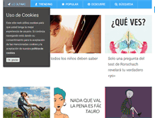 Tablet Screenshot of conocermemas.com